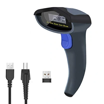 Image of NETUM Wireless Barcode Scanner Handheld CCD Bar code Reader(2.4GHz &amp; USB2.0 Wired) Scanner,Supports for MAC, Window PC, laptops NT W6