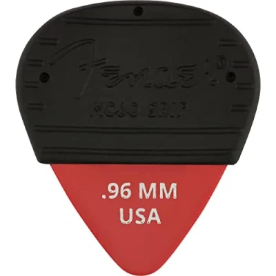 Image of Fender® Mojo Grip Picks Pack of 3 Dura Tone Delrin 351 .96 mm for Guitar Thickness: Colour: Fiesta Red