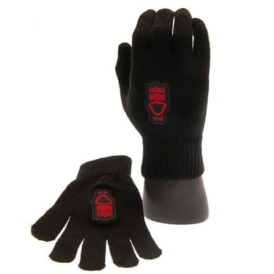 Image of Ran Nottingham Forest FC Knitted Gloves Junior Official Merchandise