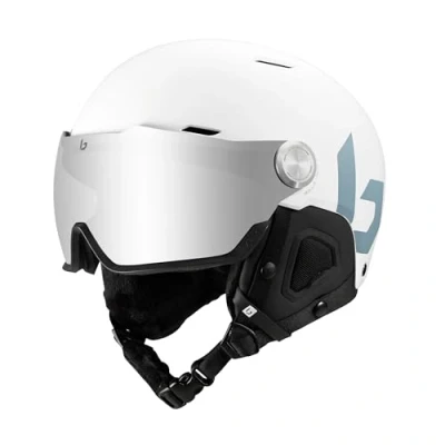 Image of Bollé Might Visor Offwhite Matte S 52 55 cm Brown Gun Cat 2