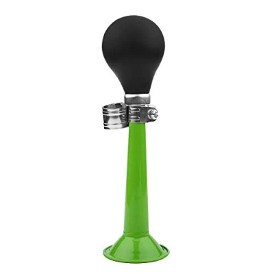 Image of VGEBY Bicycle Horn, Classic Bike Air Horns Durable Metal with Frame for Mountain Road (Green)