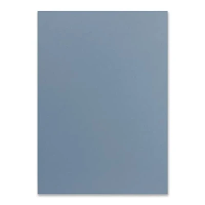 Image of 50x DIN A4 paper grey blue (blue) 110 g m² 21 x 29.7 cm clay photo cardboard craft FarbenFroh