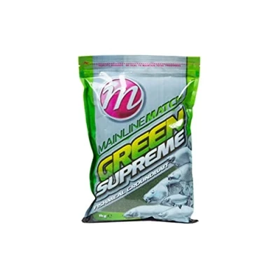 Image of Mainline Match Green Supreme Groundbait (1kg)
