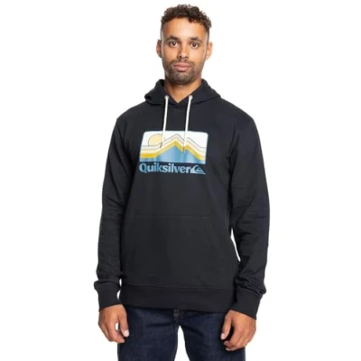 Image of Quiksilver Sweater QS GRADIENT MOUNTAINS HOODIE Men Grey M