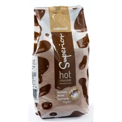 Image of Milfresh Superior Granulated Vending Chocolate 1kg PACK (10)