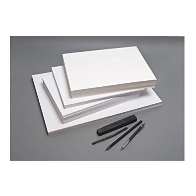 Image of Clairefontaine Ref 21693C White Drawing Sketch Paper (Pack of 250 Sheets) 24 x 32cm 90gsm Paper, pH Neutral, Acid Free, Suitable for Sketching &amp;