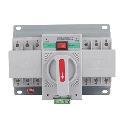Image of Automatic Transfer Switch 220V 63A 3P Mini Intelligent Dual Power Circuit Breaker Rated Voltage 400V, Switching Supply