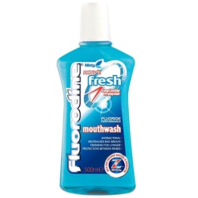 Image of Fluorodine Fresh Active Mouthwash 500ml