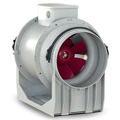 Image of Vortice 17144 TIPO LINEO 100 Centrifugal Mixed Flow Inline Extractor Fan 100mm (Standard Model)