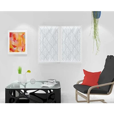 Image of Soleil d &#039;Ocre Pair of Brise Bise 45x90 Maud, Polyester, white, cm