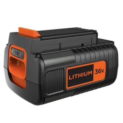Image of Black + Decker Li ion replacement battery (36V 2.5Ah, 36V/2.5 Ah lithium compatible with all 36V system garden and household appliances charge status indicator) BL2536