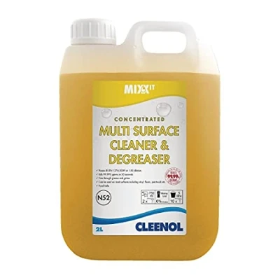 Image of Cleenol Mixx It Multi Purpose Surface Cleaner and Degreaser 2Ltr (Pack of 2)