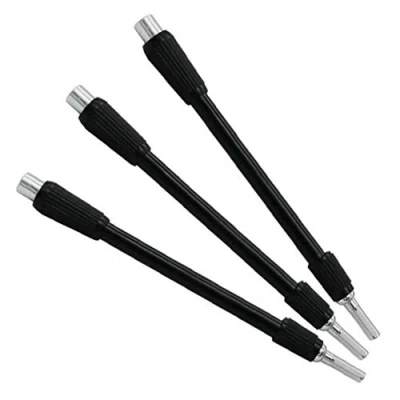 Image of Flexible Bendable Extended Extension Magnetic Shaft Screwdriver Bit Holder 4mm Hex Drive Drill Universal Rod