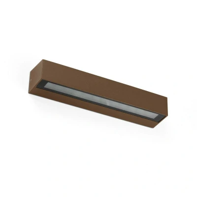 Image of Doro 20 Integrated LED Up Down Lighter Outdoor Wall Light Brown, 3000K, IP65