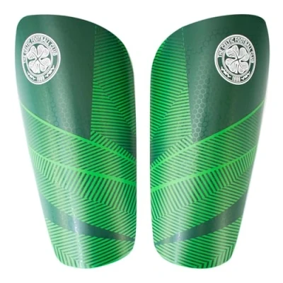 Image of Hy Pro Officially Licensed Celtic F.C. Shin Pad, Junior Guard, Breathable, Lightweight, Durable, Protective Gear, Merchandise, Great Football Gift Idea