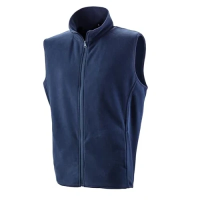Image of Result Microfleece Gilet, Navy Blue, 2XL. R116X