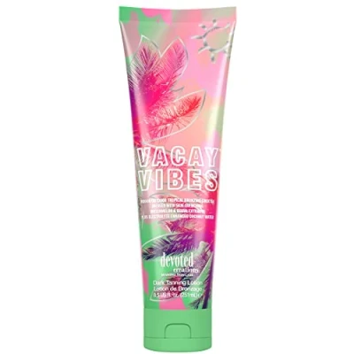 Image of Devoted Creations Vacay Vibes Indoor/Outdoor Tropical Bronzing Cocktail Tanning Lotion (251ml)
