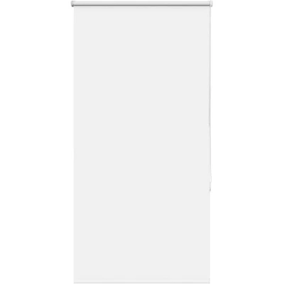 Image of vidaXL Roller Blind Blackout White 85x150 cm Fabric Width 80.7 Polyester
