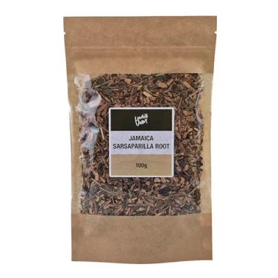 Image of Lowhill Valley Jamaica Sarsaparilla Root Smilax officinalis 100% Natural Herbal Tea No Additives or Preservatives Responsibly Sourced 100g.