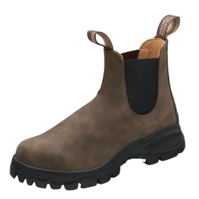 Image of 2239 Water Resistant Leather Unisex Chelsea Boots