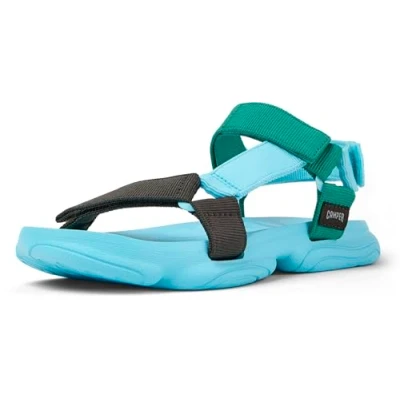Image of Camper Walking sandals, Women&#039;s, Size: 44, Blau grün shoes