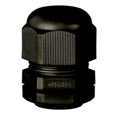 Image of Stag Dome Top Gland Cable Black 25mm Pack Of 10 Scg/M25B