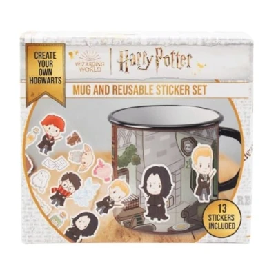 Image of Harry Potter Enamel Mug &amp; Reusable Stickers Set