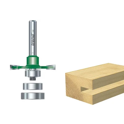 Image of Trend CraftPro Biscuit Jointer Router Cutter Bit, 1/2 Inch Shank, For Sizes 0, 10, 20, Tungsten Carbide Tipped, C152X1/2TC