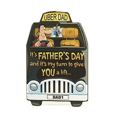 Image of Father&#039;s Day Card Dad Joke Funny Card, Gifts, Gift for Him on Day, Funny, Gifts Him, Dads Taxi