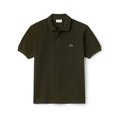 Image of Lacoste Classic Fit Mens Green Polo Shirt Cotton Size X Small