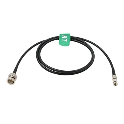 Image of HangTon 4K 6G 3G SDI Video Cable HD Micro BNC to for DJI Lightbridge 2, Blackmagic Assist 5&quot; Monitor, Studio Camera G2 ATEM 2m