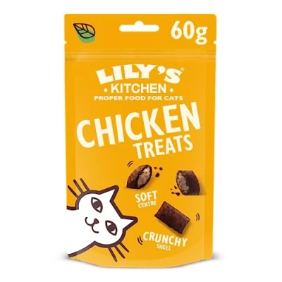 Image of Lily’s Kitchen Adult Cat Treats Packet The Ultimate Bribe with Chicken Grain Free Recipe 10 x 60g