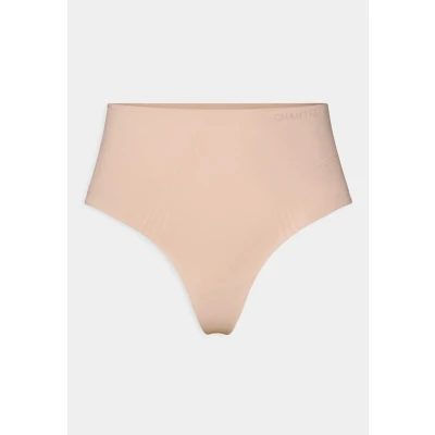 Image of Chantelle Smooth Comfort HIGH Waist Thong Shapewear, Women&#039;s, Size: Small, Sirocco