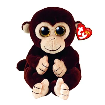 Image of Ty Matteo Brown Monkey Beanie Bellies Regular Baby Soft Plush Toy Collectible Cuddly Stuffed Teddy