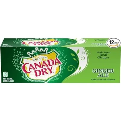 Image of Canada Dry Ginger Ale Fridge Pack Cans, 355 mL, 12
