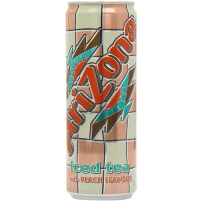 Image of Arizona Cans Peach Iced Tea 355 ml (Pack of 6)