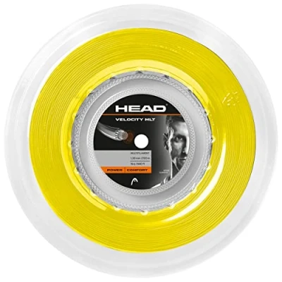 Image of HEAD Unisex Adult Velocity Mlt Roll Tennis String, Adults, 281414 15 YW, Yellow,