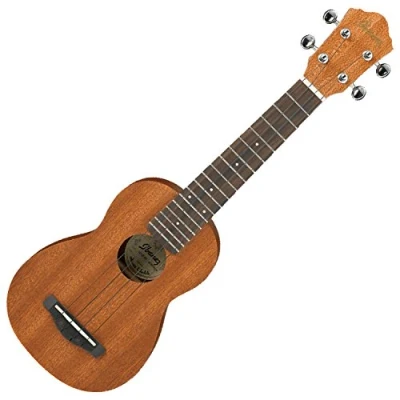 Image of Ibanez UKS10 Soprano Acoustic Ukulele Mahogany Body Gig bag included