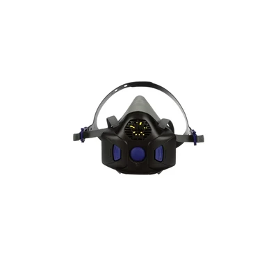 Image of 3M Secure Click Half Mask Reusable Respirator, Speaking Diaphragm, Medium, HF 802SD