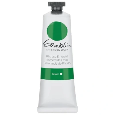 Image of Gamblin : Artist Oil Colour 37ml Phthalo Emerald