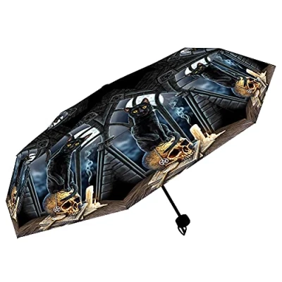 Image of Nemesis Now Spirits of Salem Umbrella (LP), Black, 55cm