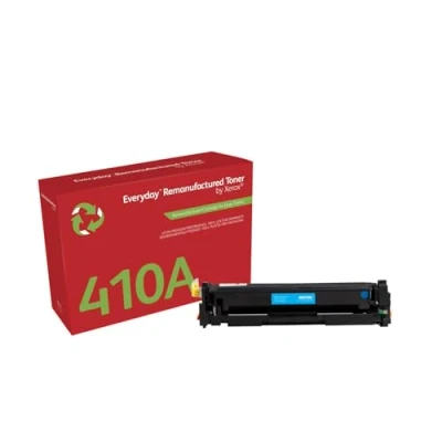 Image of Xerox Compatible Cyan Toner Cartridge for Use in inHP :Color LaserJet Pro M452/HP MFP M377/MFP M477 Equivalent to HP 410A/CF411A