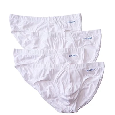 Image of 2(X)IST Men&#039;s Cotton Stretch Bikini Brief 4 Pack, White, XL