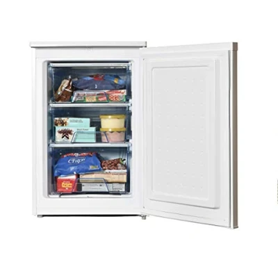 Image of Igenix IG355W Freestanding Under Counter Freezer with 3 Large Drawers, Reversible Door, 88 Litre Capacity, 55 cm Wide, White
