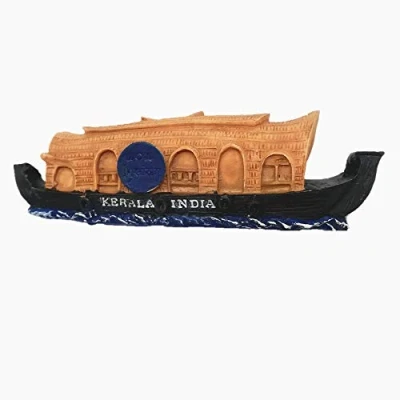 Image of 3D Kerala India fridge magnet,Home &amp; kitchen decoration magnetic sticker refrigerator magnet tourist souvenir gift