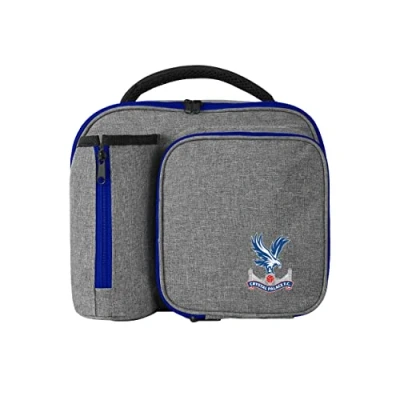 Image of FOCO Officially Licensed Crystal Palace FC Grey Football Lunch Bag