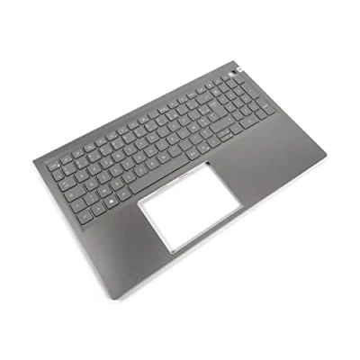 Image of Dell Inspiron 5510/5515/5518 USB C Palmrest &amp; FRENCH Backlit Keyboard 06P0TG + 02H1PJ (8V4W3) (Renewed)