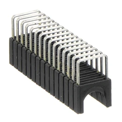 Image of Arrow Insulated Staples (300) 6x6mm Black ARR591168BL