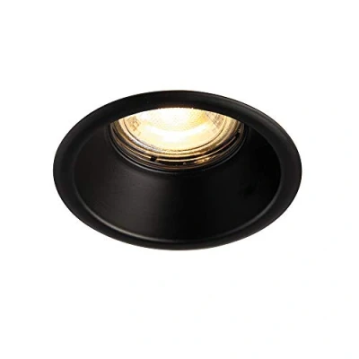 Image of Saxby 80248 Speculo Fire Rated Matt Black IP65 Bathroom GU10 LED Anti Glare Downlight