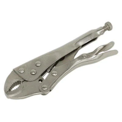 Image of Sealey S0486 Locking Curved Jaw Pliers, 175mm